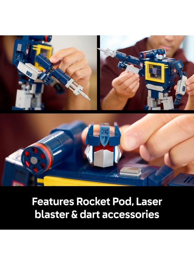 LEGO Icons Transformers: Soundwave Set For Adults 10358 (Age 18+, 1505 Pieces) - Image 4