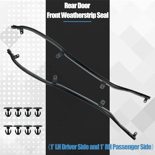 KMBNTU 1 Pair Rear LH& RH Door Weatherstrip Seal Fit for Ford Explorer 2011-2019 Left Driver Side and Right Passenger Side Replace BB5Z7825324B BB5Z7825325B - Image 3