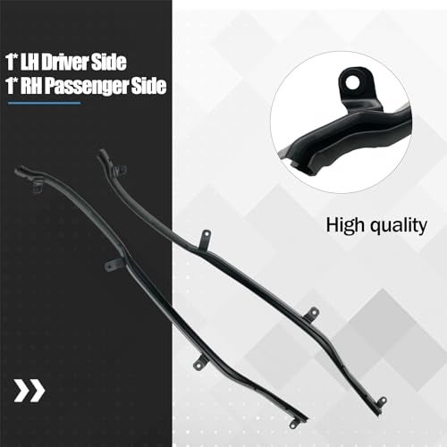 KMBNTU 1 Pair Rear LH& RH Door Weatherstrip Seal Fit for Ford Explorer 2011-2019 Left Driver Side and Right Passenger Side Replace BB5Z7825324B BB5Z7825325B - Image 2