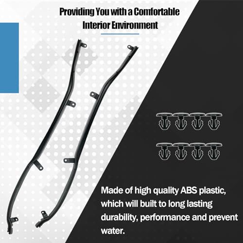 KMBNTU 1 Pair Rear LH& RH Door Weatherstrip Seal Fit for Ford Explorer 2011-2019 Left Driver Side and Right Passenger Side Replace BB5Z7825324B BB5Z7825325B - Image 4