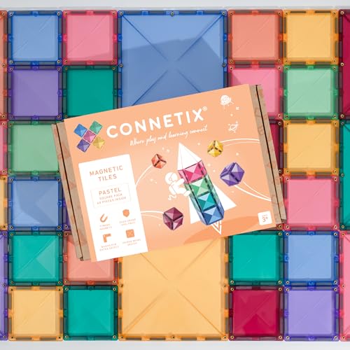 CONNETIX Pastel Square Pack, 40 Pieces - Image 5
