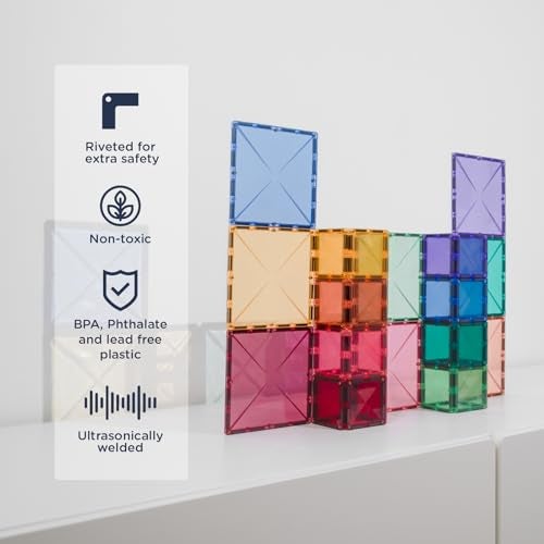 CONNETIX Pastel Square Pack, 40 Pieces - Image 3