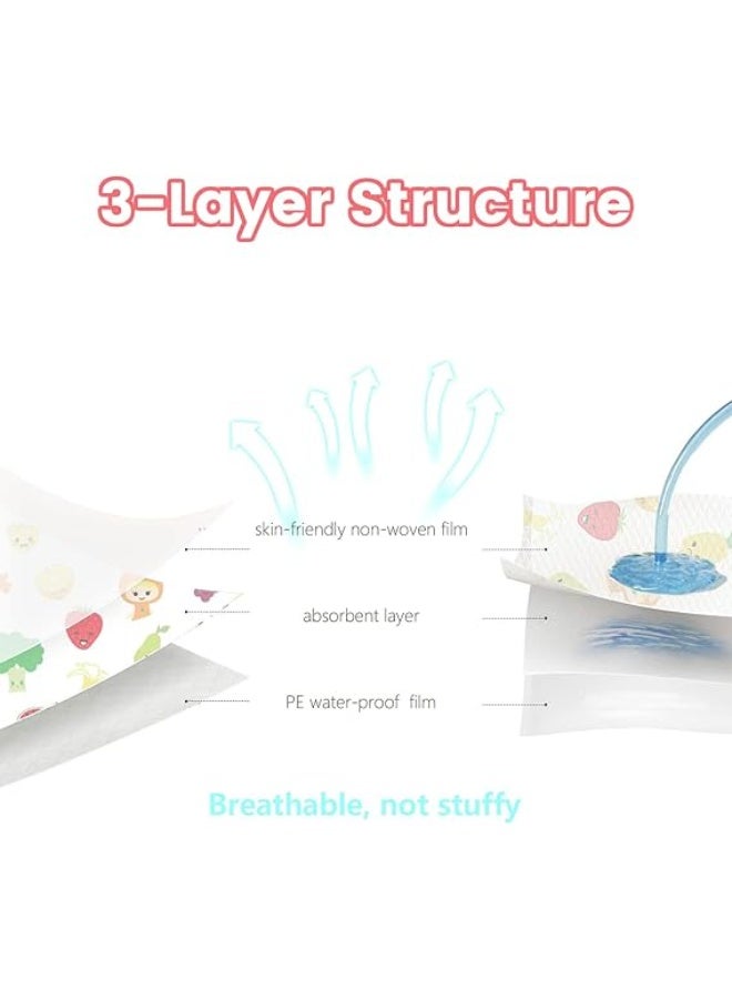 Mitoy 50 PCS Disposable Bibs for Girls and Boys, Portable Travel Bibs with Individual Package - Image 4