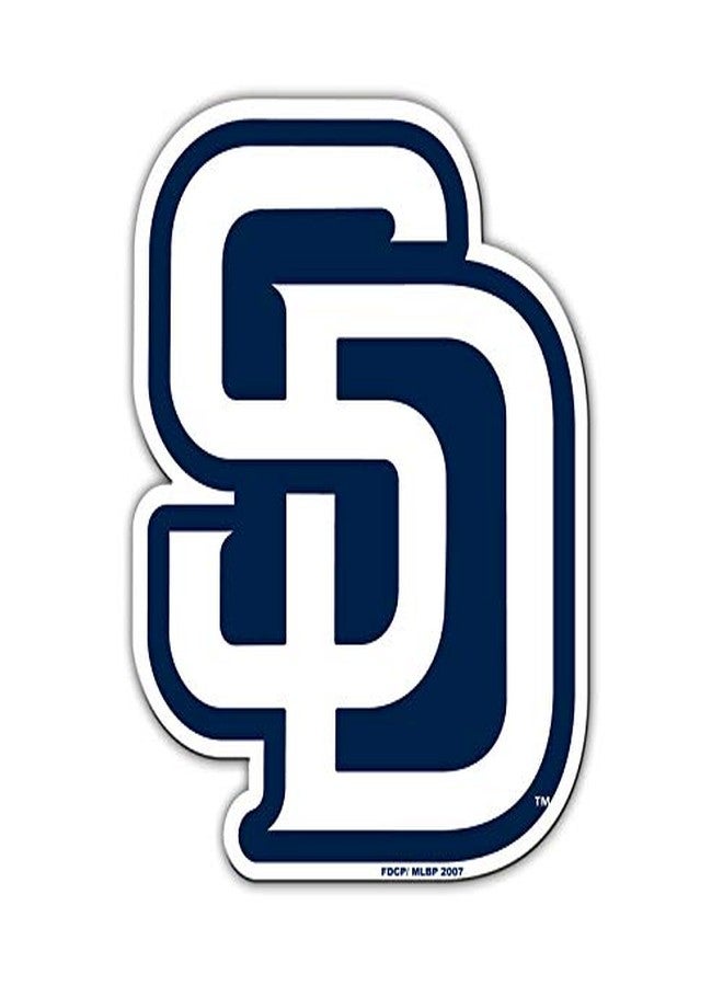 Fremont Die مغناطيس فريمونت داي MLB سان دييغو بادريس - طراز سيارة 12 بوصة، ألوان الفريق، 12 بوصة - Image 1