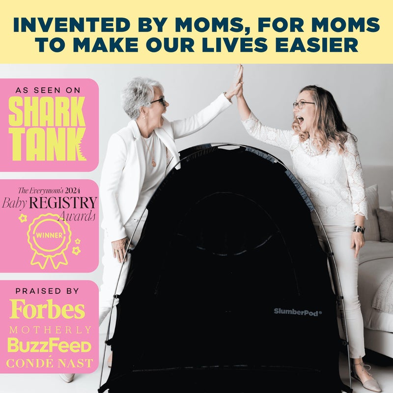 SlumberPod with Fan The Original Blackout Sleep Tent Travel Essential for Baby and Toddlers, Mini Crib and Pack n Play Cover, Sleep Pod with Monitor Pouch and Fan Pouch, Blocks 95%+ Light, Black - Image 3