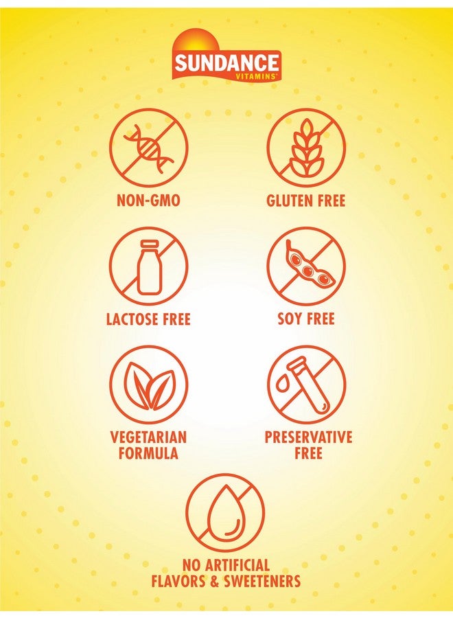 Sundance سندانس فيتامين ب12 1000 ميكروغرام | أقراص تذوب بسرعة | كمثيلكوبالامين | مكمل نباتي، خالي من الكائنات المعدلة وراثيًا وخالي من الغلوتين - Image 4