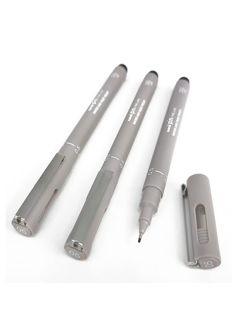 12-Piece Unipin Fineliner Pen 0.5mm Tip Light Grey Ink - pzsku/Z60D9E222A87790945DDEZ/45/_/1652184896/03c9e93b-9f8c-4977-be55-2d146c60b995