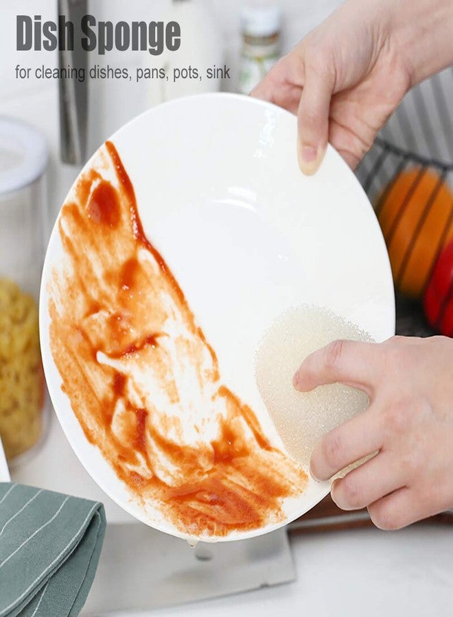 ALINK 6-Pack Sponge Bottle Dish Brush with Handle, Non-Scratch Washing Scrubber Cleaner for Wine/Whiskey Glass, Cups, Tumblers with 3 Refill Heads and 2 Straw Brush - Image 5