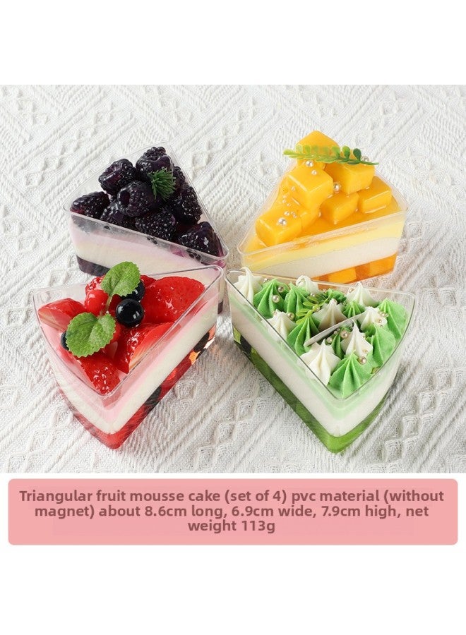 Generic Cake Model Fake Bread Paper Cup Fruit Cream Cake Dessert Toy ...