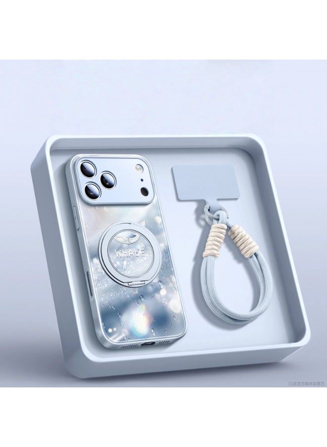 general iPhone 17 Pro Full-Cover Magnetic Stand Case with Dual-Snap Lanyard Drop-Resistant MagSafe Compatible