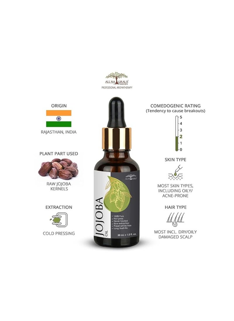 All Naturals - All Naturals - Jojoba Oil for Skin and Hair - Image 1
