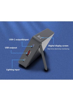 MATRIX Matrix Power Bank With Display Screen - 10000 mAh - Black - M-PD23  - Image 5