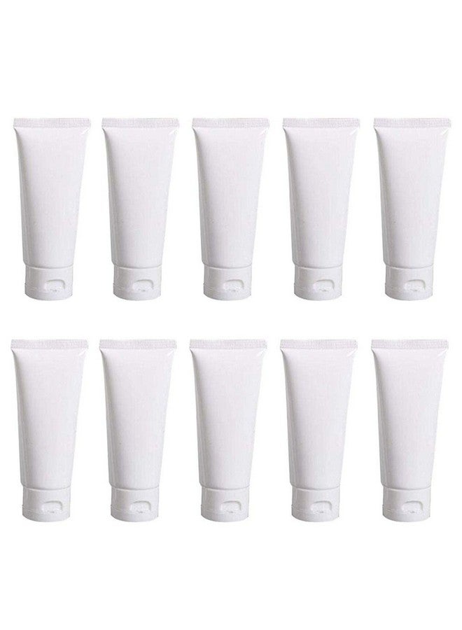 Natuworld 20Pcs 50Ml/1.7Oz Empty Refillable Plastic Squeezable Facial Cleanser Bottle Cosmetic Soft Tube Bottle Container Sample Packaging Vials With Flip Cap For Travel Lotion Shower Gel Shampoo Toiletries - Image 1