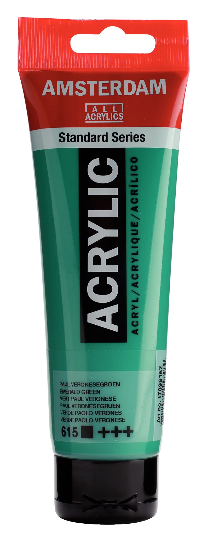 Amsterdam Standard Series Acrylic Tube 120ml Emerald Green 615 (17096152) - Image 2