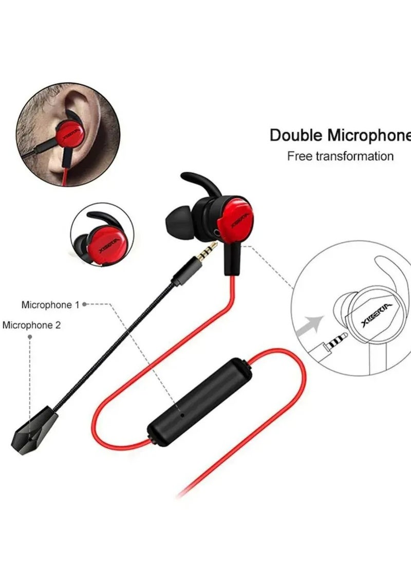 إكسبيريا سماعة الألعاب السلكية Xiberia MG-1 ستيريو باس الألعاب سماعات مع انفصال إلغاء الضوضاء  4D الاهتزاز 7.1 المحيطي ستيريو الصوت الخفيف - Image 3