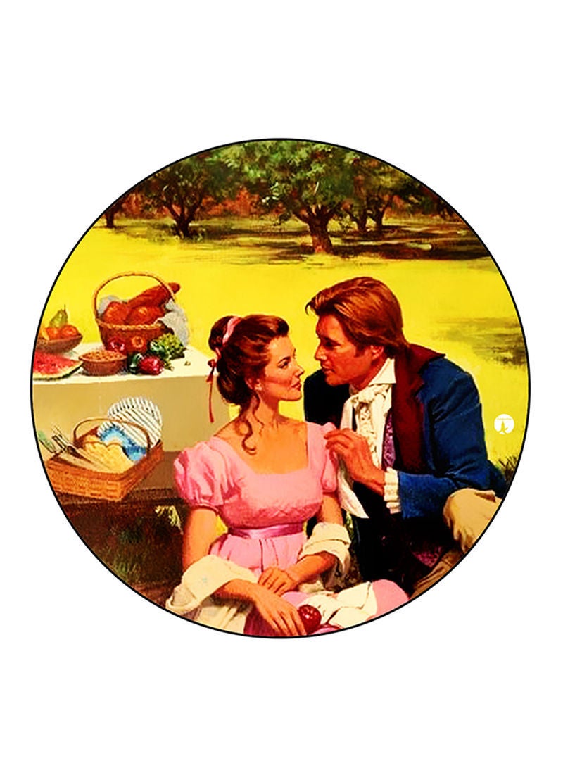 RKN Vintage Art Printed Mouse Pad Multicolour