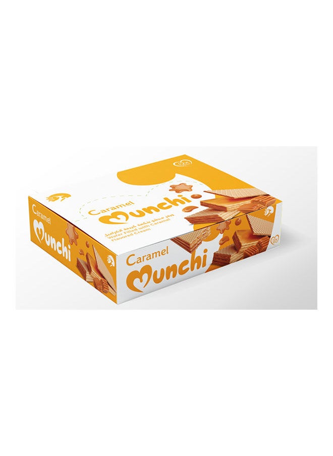 Munchy Wafer Caramel 32 grams - pack of 12 