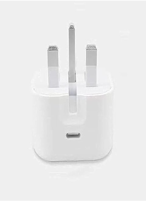 20W Type C PD Fast Charger Compatible with iPhone 13/12/11/14 Series, PD Power Adapter Plug Wall Plug Compatible with iPhone 14 13, 13 Pro 12 Pro Max/12 Mini/SE (White)