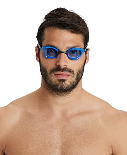 ARENA Unisex Cobra Core Swipe Anti-Fog Racing Swim Goggles for Men and Women Polycarbonate Non-Mirror Lens, Clear/Shark/Grey - Image 5
