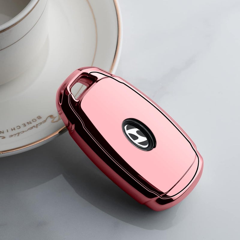Tengare Pink Car Key Fob Cover for Hyundai - Image 4