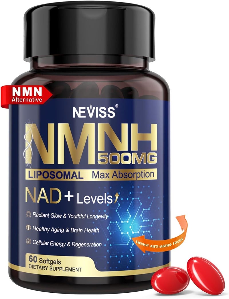 NEVISS Liposomal NMNH 500mg Softgels for Healthy Aging - Image 1
