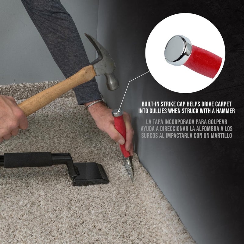 Roberts Carpet Tools 3-1/2-Inch Stair Tool 10-521 with Slip-Resistant Handle - Image 3