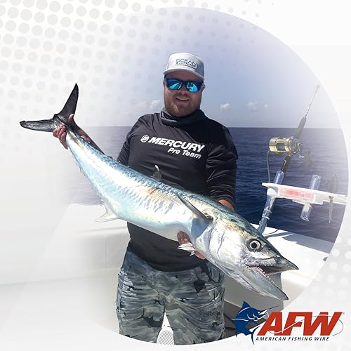 AFW American Fishing Wire Surfstrand, Bare 1x7 Stainless Steel Leader Wire, 60 lb Test, 0.018" Diameter, Camo, 300 ft - Image 3