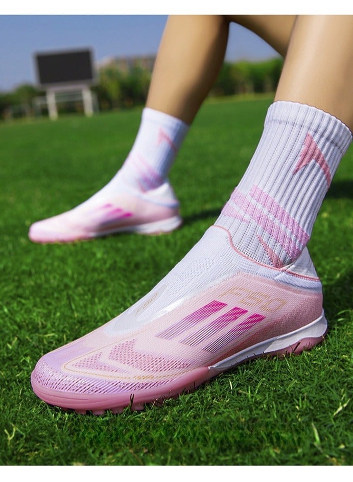SKT Shiketro New Low Top Sports Football Shoes Men Women Laceless Training Shoes - Image 2