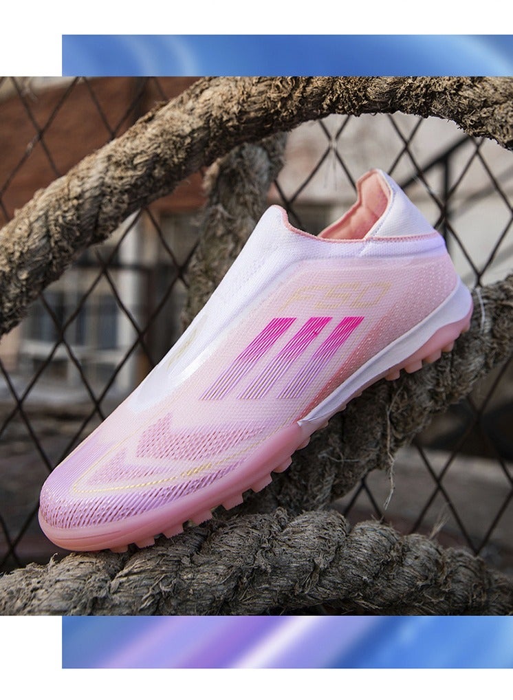 SKT Shiketro New Low Top Sports Football Shoes Men Women Laceless Training Shoes - Image 4