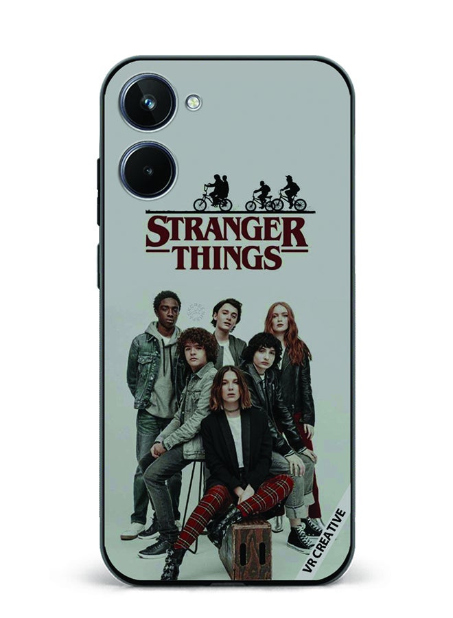 VR CREATIVE Protective Case Cover For Realme 10 Strangers Thing Design Multicolour - Image 1