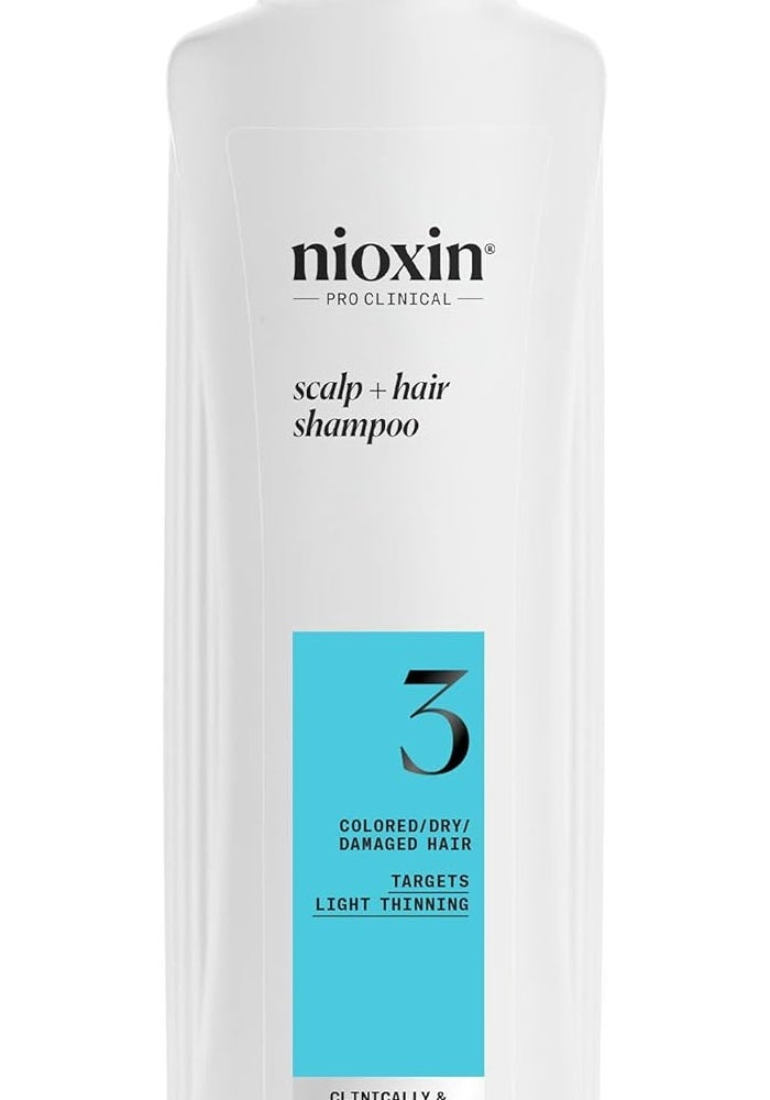 Nioxin System 3 Cleanser for Fine Chemically Enhanced Hair - 10.1 oz - Image 1