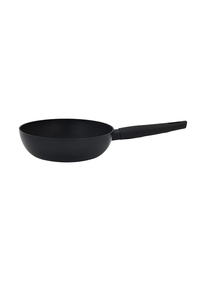 Royalford Premium Diamond Series 24 cm Wok Pan RF12635 Forged Aluminum Wokpan, Swiss Made PFLOUN Nonstick Coating, Stylish Design Bakelite Handle - Image 4