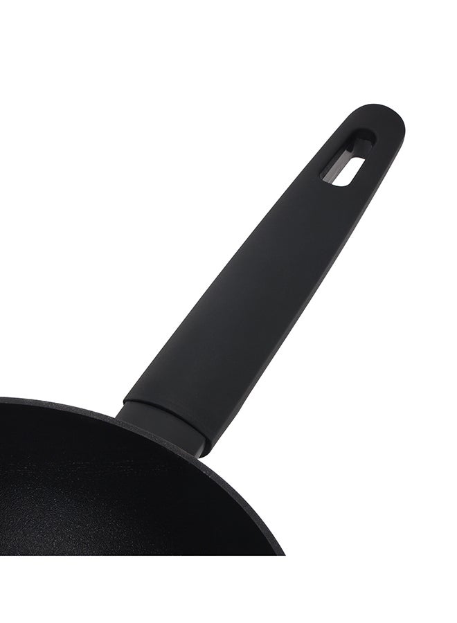 Royalford Premium Diamond Series 24 cm Wok Pan RF12635 Forged Aluminum Wokpan, Swiss Made PFLOUN Nonstick Coating, Stylish Design Bakelite Handle - Image 5