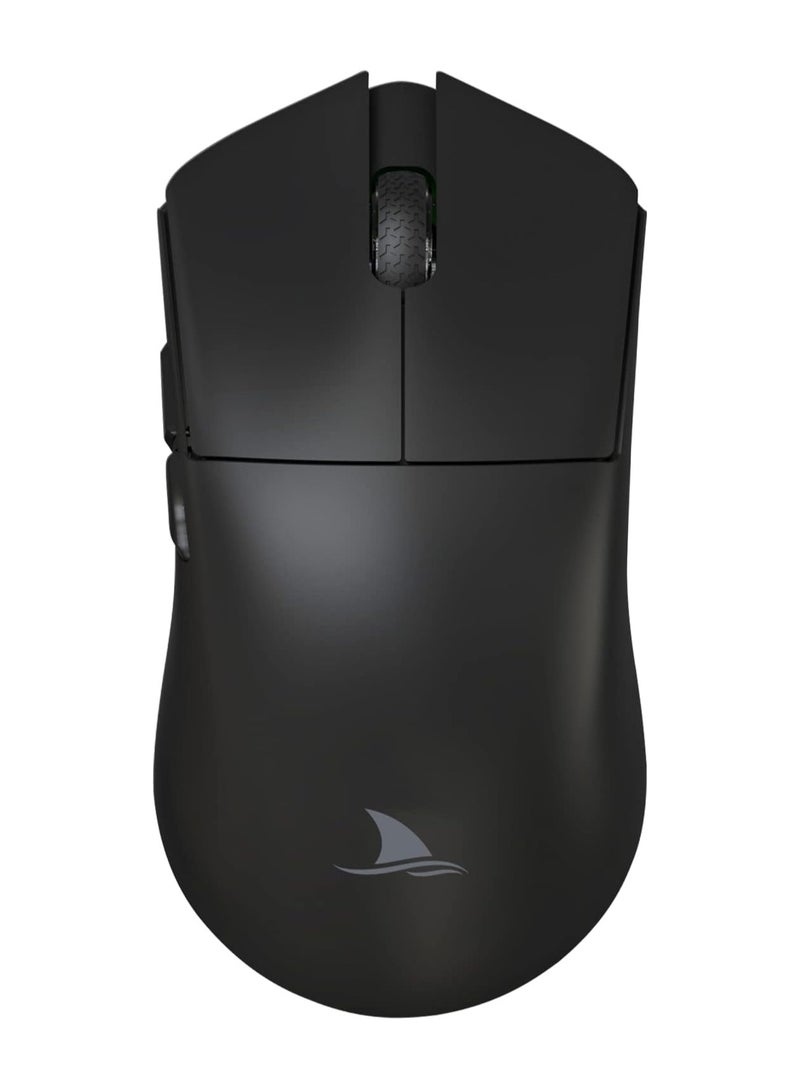 دارموشارك داروشارك ماوس العاب لاسلكي M3، ثلاثي الاوضاع 2.4G/USB-C/بلوتوث حتى 26000DPI، مستشعر بصري PAW3395 خفيف الوزن 58 غرام، 8 ازرار قابلة للبرمجة بطارية 500mAh، ماوس كمبيوتر للابتوب والكمبيوتر وماك - Image 1