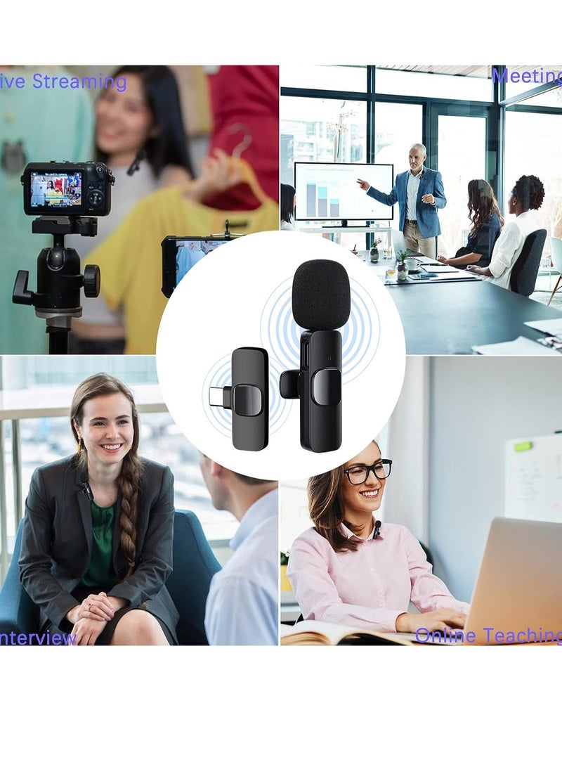 ELTRAZONE Wireless Lavalier Microphone,Wireless Clip Mic,Lapel Clip-on Microphone, for Smartphone, Laptop, Video Recording, Tiktok, Facebook Live, YouTube Live Stream - Image 4
