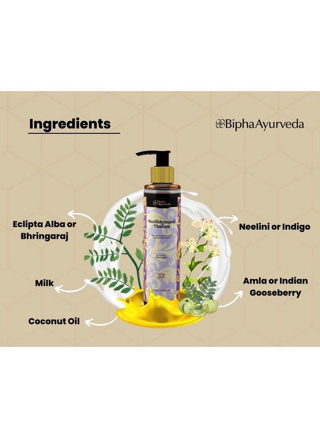 Bipha Ayurveda - Neelibringadi Hair Oil 175 Ml - Image 1