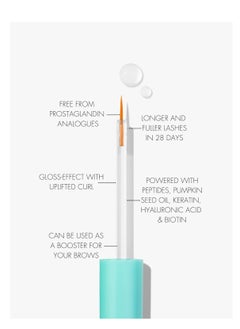 SWEED SWEED - Eyelash Growth Serum | Lengthens with Peptides, Biotin, Pumpkin Seed Oil + Keratin | Prostaglandin-Free | Vegan, Cruelty-Free, Clean Beauty (0.10 fl oz | 3 ml)  - Image 3