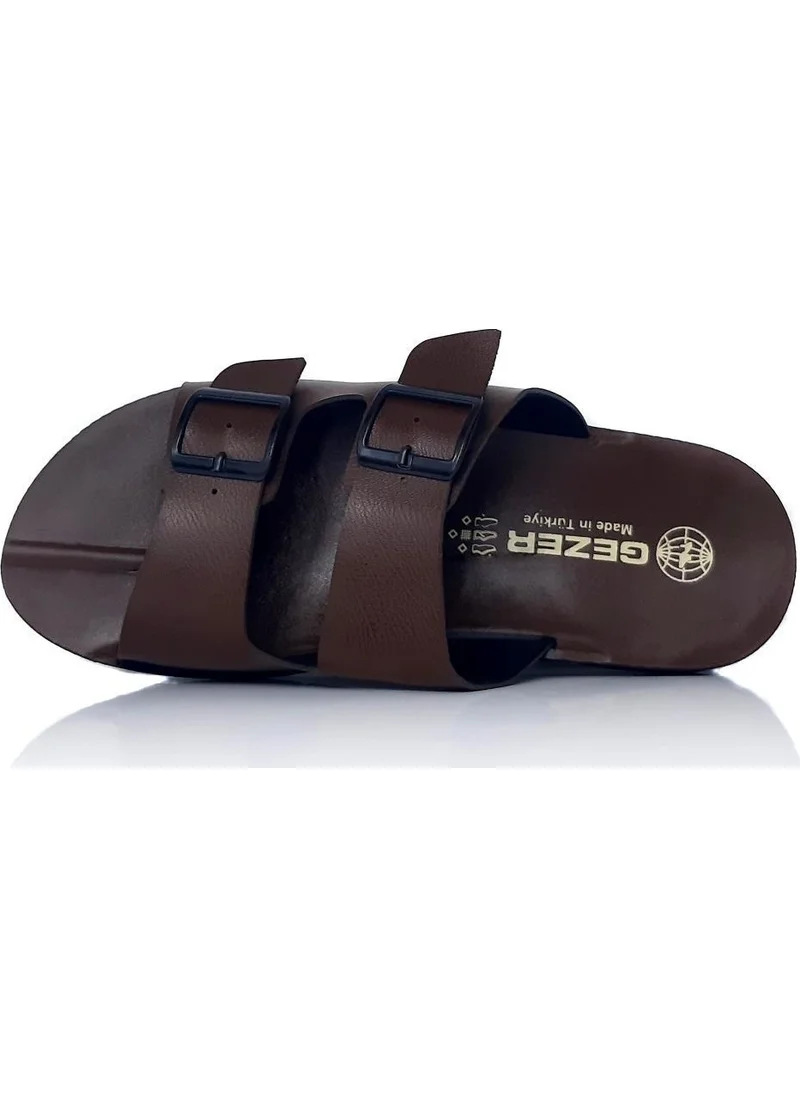 Gezer 12972 Buckle Men's Slippers Home Slippers