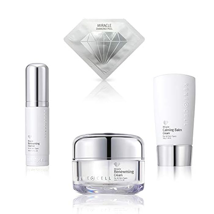 Renecell [Rene Cell Miracle Diamond Peel Program Set - Dia Peel Pouch + Renewming Essence + Renewming Cream + Calming Balm Cream - Image 3
