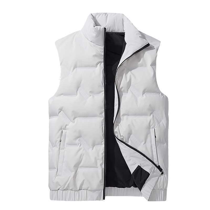 2022 New 80 Down White Duck Down Grey Duck Down Collar Vest Fashion Casual Couple'S Waistcoat For Men And Women - Image 1