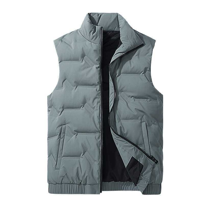 2022 New 80 Down White Duck Down Grey Duck Down Collar Vest Fashion Casual Couple'S Waistcoat For Men And Women - Image 4