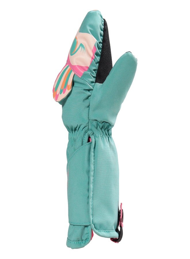 Roxy Baby Girl's Snows Up Waterproof Snowboard/Ski Mittens - WarmFlight Insulation, DryFlight Waterproofing, Durable Design, Canton, Medium - Image 2