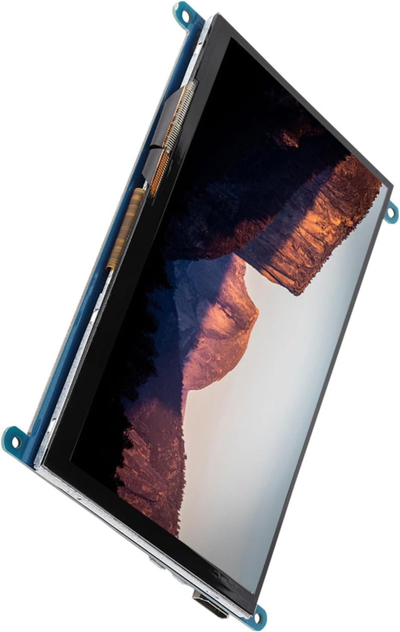تصميم عصري منتشر شاشة لمس بوميا لراسبيري - شاشة LCD مقاس 7 بوصة بدقة 1024×600 فائقة الوضوح مع لمس سعوي تصميم بسيط متعدد الوظائف - Image 4