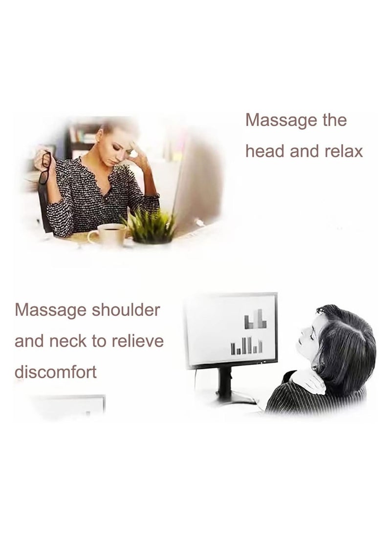 SYOSI Green Sandalwood Multifunctional Massage Comb, Head Massage Comb, Wooden Massage Comb, Gua Sha Scraping Scalp and Hair Massage, Scalp Stimulator, Facial Body Massager  - Image 3