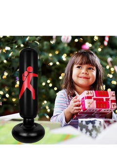 Generic Inflatable Freestanding Punching Bag for Kids and Adults 63inch Ideal for Karate and Boxing Training Fitness  - Image 3