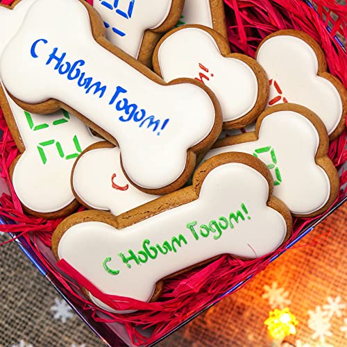 Mr Cookie MrCookie Dog Bone Cookie Cutters Set,Stainless Steel Sandwiches Cutters Biscuit Molds for Kids,5pcs Sturdy Cutters for Cookies,Sandwiches,Small to Large Size of 2.32'',2.99'',3.88'',4.17'',4.8'' - Image 3