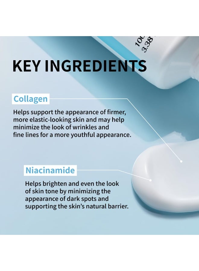 NIDA Youthful Formula Ultimate Moisturizing Cream | Centella Asiatica, Niacinamide, Hyaluronic Acid, Collagen | Wrinkles, Fine Lines, Dark Spots, Dry Skin, Redness |100ml - Image 3