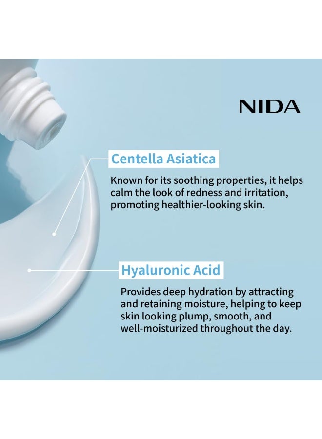 NIDA Youthful Formula Ultimate Moisturizing Cream | Centella Asiatica, Niacinamide, Hyaluronic Acid, Collagen | Wrinkles, Fine Lines, Dark Spots, Dry Skin, Redness |100ml - Image 2