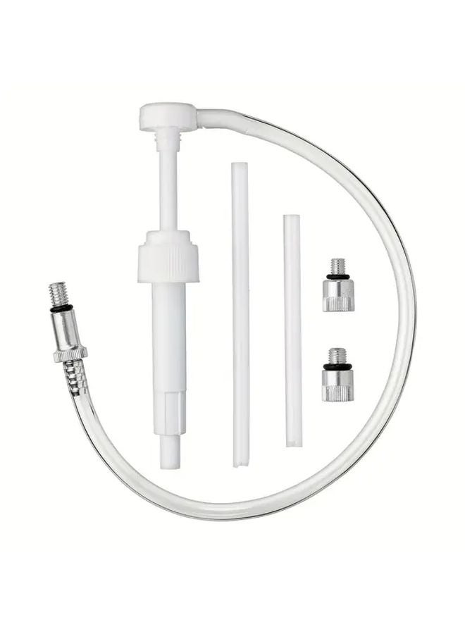 1 Set Lower Unit Gear Oil Pump With 3 8 Inch Metal Swivel 8mm 10mm Adapters For Marine Boat Outboard Motors - Image 1