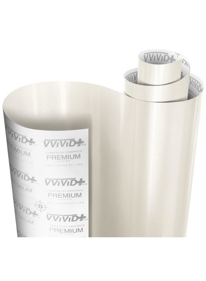 VViViD + Ultra Gloss Pearl White Vinyl Car Wrap (1ft x 5ft) - Image 2